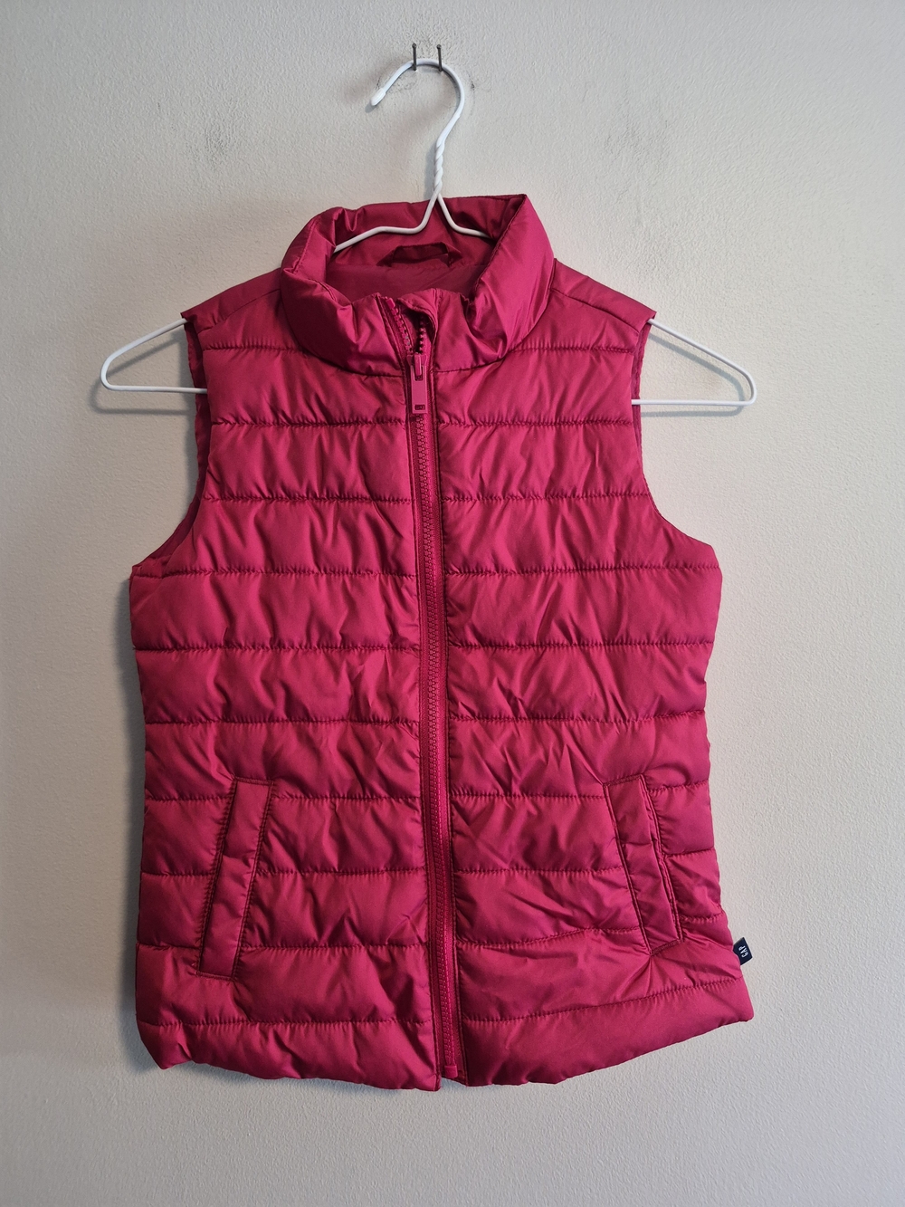 Gap Youth Small Pink Water Resistant Zip Up Cold Control Vest